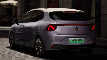 New MG MG4 EV facelift - rear 